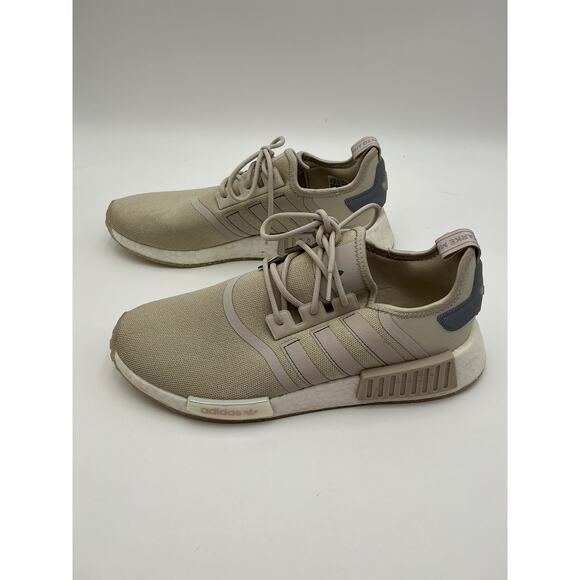 adidas Beige and Blue Sneakers - Picture 2 of 6